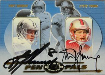 2000 Donruss Preferred - Pen Pals #PP-94 Troy Aikman / Steve Young /Jerry Rice / Michael Irvin Front