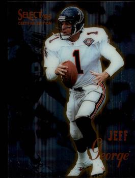 1995 Select Certified #5 Jeff George Front
