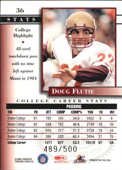 2000 Donruss Preferred - Power #36 Doug Flutie Back