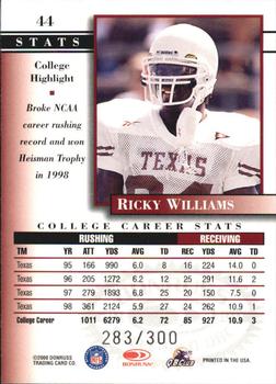 2000 Donruss Preferred - Power #44 Ricky Williams Back