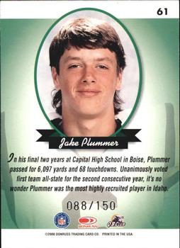 2000 Donruss Preferred - Power #61 Jake Plummer Back