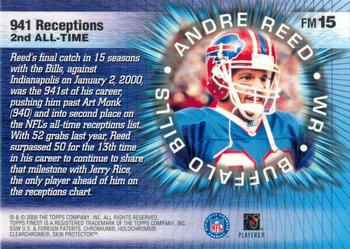 2000 Finest - Finest Moments #FM15 Andre Reed Back