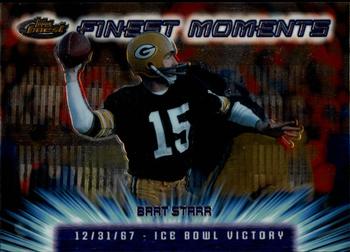 2000 Finest - Finest Moments Jumbos #1 Bart Starr Front