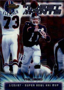 2000 Finest - Finest Moments Jumbos #2 Phil Simms Front