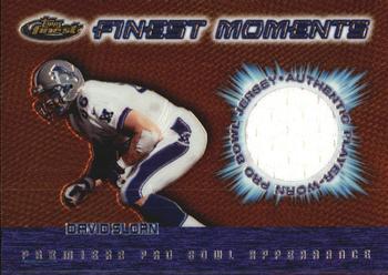 2000 Finest - Finest Moments Pro Bowl Jerseys #DS-TE David Sloan Front