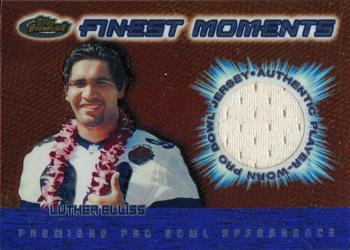 2000 Finest - Finest Moments Pro Bowl Jerseys #LE-ILM Luther Elliss Front