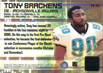 2000 Finest - Finest Moments Pro Bowl Jerseys #TB-DE Tony Brackens Back