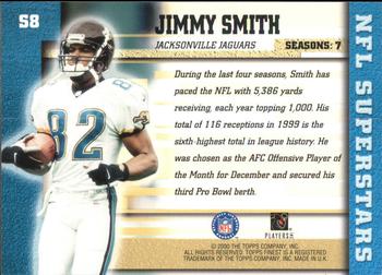 2000 Finest - NFL Superstars #S8 Jimmy Smith Back
