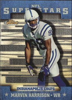 2000 Finest - NFL Superstars #S14 Marvin Harrison Front