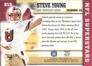 2000 Finest - NFL Superstars #S15 Steve Young Back