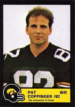 1986 Iowa Hawkeyes #NNO Pat Coppinger Front
