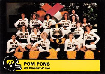 1986 Iowa Hawkeyes #NNO Pom Pons Front