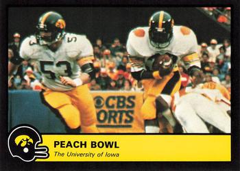 1986 Iowa Hawkeyes #NNO Peach Bowl Front