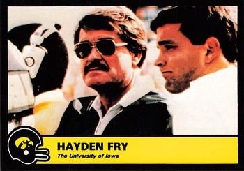 1986 Iowa Hawkeyes #NNO Hayden Fry Front