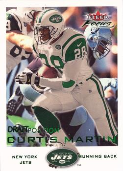 2000 Fleer Focus - Draft Position #3 Curtis Martin Front
