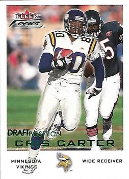 2000 Fleer Focus - Draft Position #12 Cris Carter Front