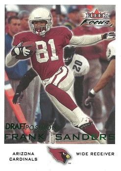 2000 Fleer Focus - Draft Position #88 Frank Sanders Front
