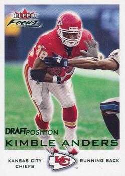 2000 Fleer Focus - Draft Position #199 Kimble Anders Front