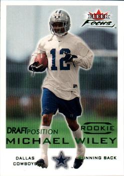 2000 Fleer Focus - Draft Position #234 Michael Wiley Front