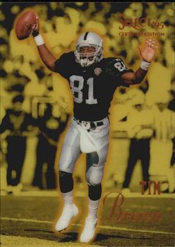 1995 Select Certified - Mirror Gold #18 Tim Brown Front