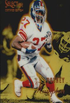1995 Select Certified - Mirror Gold #22 Rodney Hampton Front