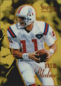 1995 Select Certified - Mirror Gold #26 Drew Bledsoe Front