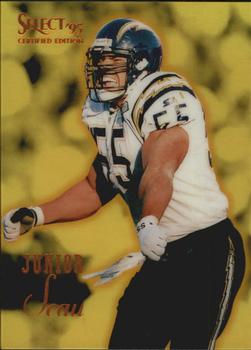 1995 Select Certified - Mirror Gold #47 Junior Seau Front