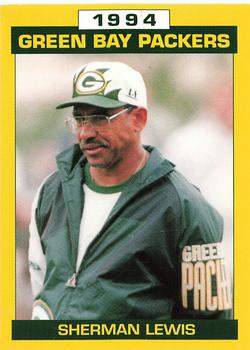 1994 Green Bay Packers Police - Copps Food Center, Manitowoc Police Department #1 Sherman Lewis Front