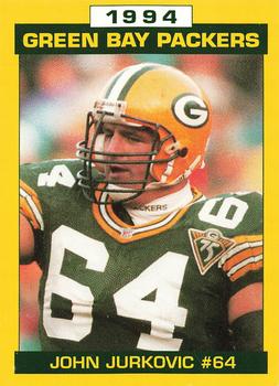 1994 Green Bay Packers Police - Copps Food Center, Manitowoc Police Department #8 John Jurkovic Front