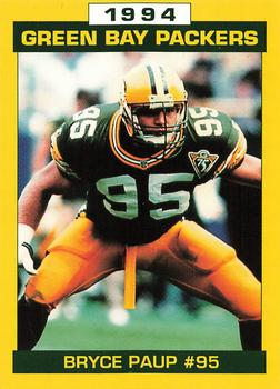 1994 Green Bay Packers Police - Copps Food Center, Manitowoc Police Department #11 Bryce Paup Front