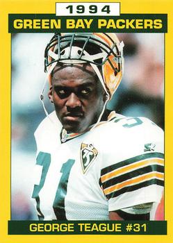 1994 Green Bay Packers Police - Copps Food Center, Manitowoc Police Department #20 George Teague Front