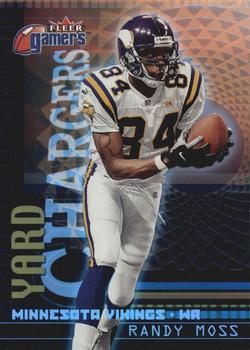 2000 Fleer Gamers - Yard Chargers #2 YC Randy Moss Front