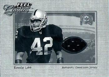 2000 Fleer Greats of the Game - Feel The Game Classics #NNO Ronnie Lott Front