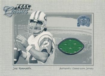 2000 Fleer Greats of the Game - Feel The Game Classics #NNO Joe Namath Front