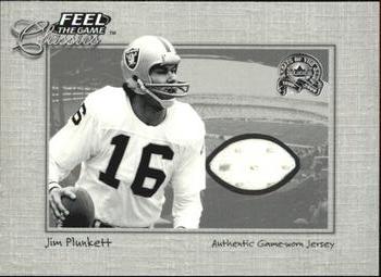 2000 Fleer Greats of the Game - Feel The Game Classics #NNO Jim Plunkett Front
