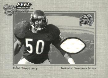 2000 Fleer Greats of the Game - Feel The Game Classics #NNO Mike Singletary Front