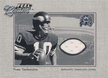 2000 Fleer Greats of the Game - Feel The Game Classics #NNO Fran Tarkenton Front