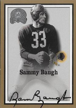 2000 Fleer Greats of the Game - Gold Border Autographs #NNO Sammy Baugh Front
