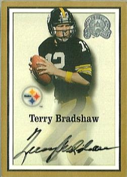 2000 Fleer Greats of the Game - Gold Border Autographs #NNO Terry Bradshaw Front