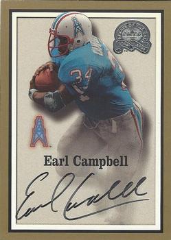 2000 Fleer Greats of the Game - Gold Border Autographs #NNO Earl Campbell Front