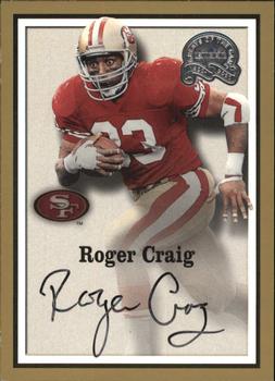 2000 Fleer Greats of the Game - Gold Border Autographs #NNO Roger Craig Front