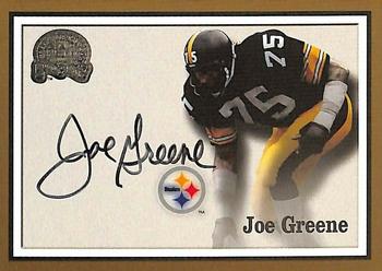 2000 Fleer Greats of the Game - Gold Border Autographs #NNO Joe Greene Front