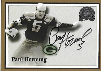 2000 Fleer Greats of the Game - Gold Border Autographs #NNO Paul Hornung Front
