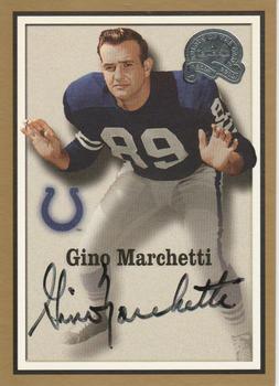 2000 Fleer Greats of the Game - Gold Border Autographs #NNO Gino Marchetti Front