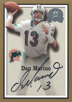 2000 Fleer Greats of the Game - Gold Border Autographs #NNO Dan Marino Front