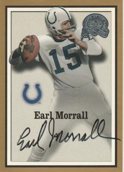 2000 Fleer Greats of the Game - Gold Border Autographs #NNO Earl Morrall Front