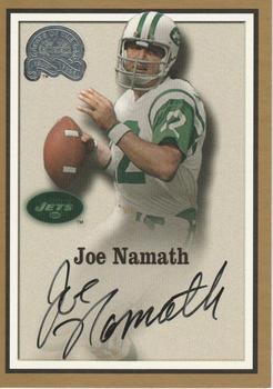 2000 Fleer Greats of the Game - Gold Border Autographs #NNO Joe Namath Front