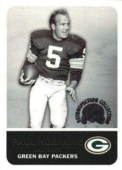 2000 Fleer Greats of the Game - Retrospection Collection #5RC Paul Hornung Front