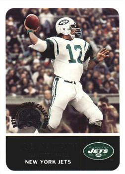 2000 Fleer Greats of the Game - Retrospection Collection #8RC Joe Namath Front