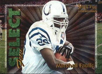 1995 Select Certified - Select Few #3 Marshall Faulk Front